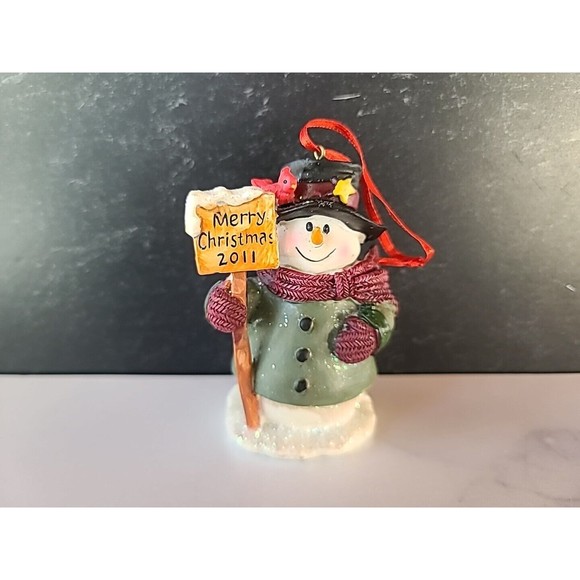 2011 Snowman Christmas Ornament - Picture 2 of 10